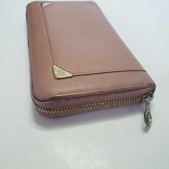 See By Chloe Geniue Leather Zip Around Wallet Beige Light Brown Large Clutch - Picture 11 of 11